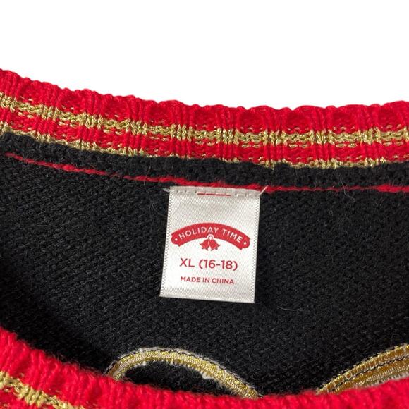 Not So Ugly Christmas Sweater Feliz Navidad Limes Peppers Sombrero XL - Picture 4 of 9